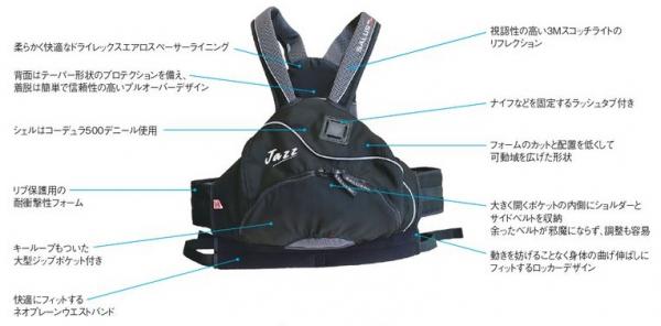 ☆セール10%オフ☆ SALUS PFD Jazz ブラック
