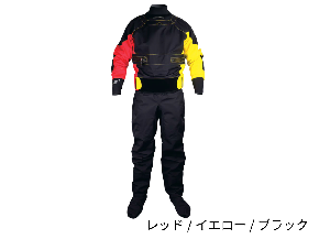 ☆セール10%オフ☆Sandiline　アドバンスド ドライスーツ3L ブラック/レッド/イエロー